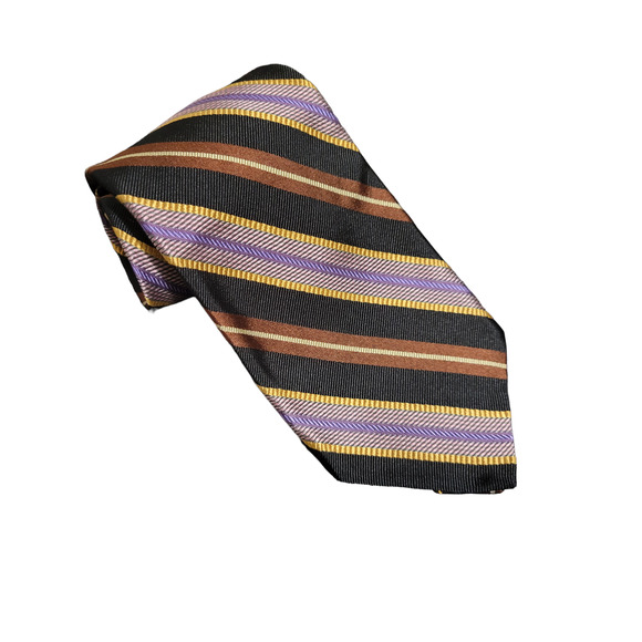 Robert Talbott Best of Class Tie with Diagonal Stripes - Picture 1 of 5